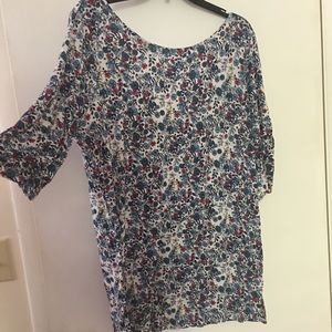 Motherhood Maternity Floral Print Shirt